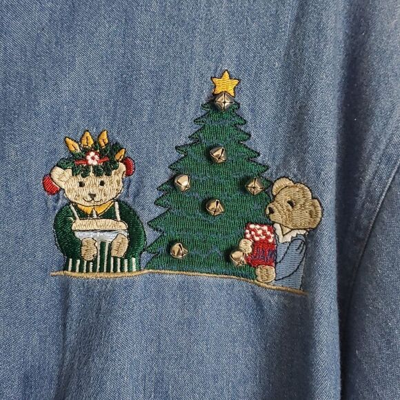 CHRISTMAS BUTTON DOWN SHIRT - Picture 3 of 7